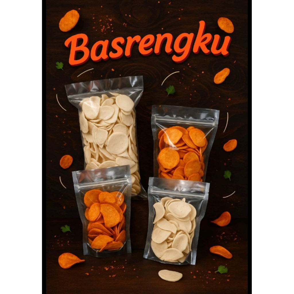 

Basrengku Premium | Rasa Pedas Nampol! | Camilan Halal Tanpa Pengawet