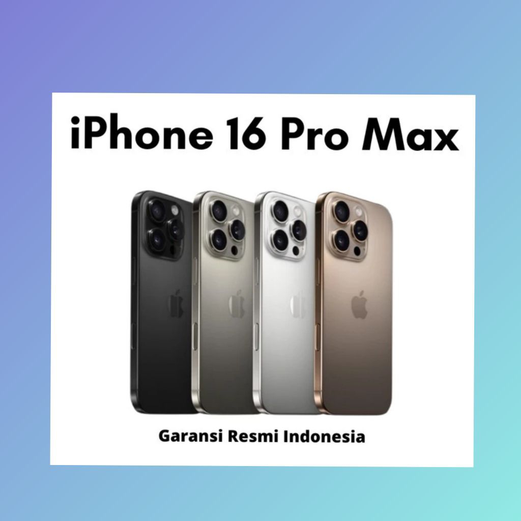 $iphone 16 Promax new garansi TAM