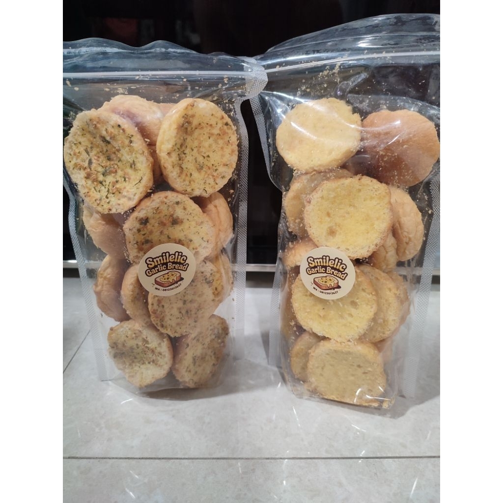 

[MELAYANI GROSIR] ROTI BAGELEN GARLIC DAN ROTI BAGELEN MANIS SUPER RENYAH MERK SMILELIC