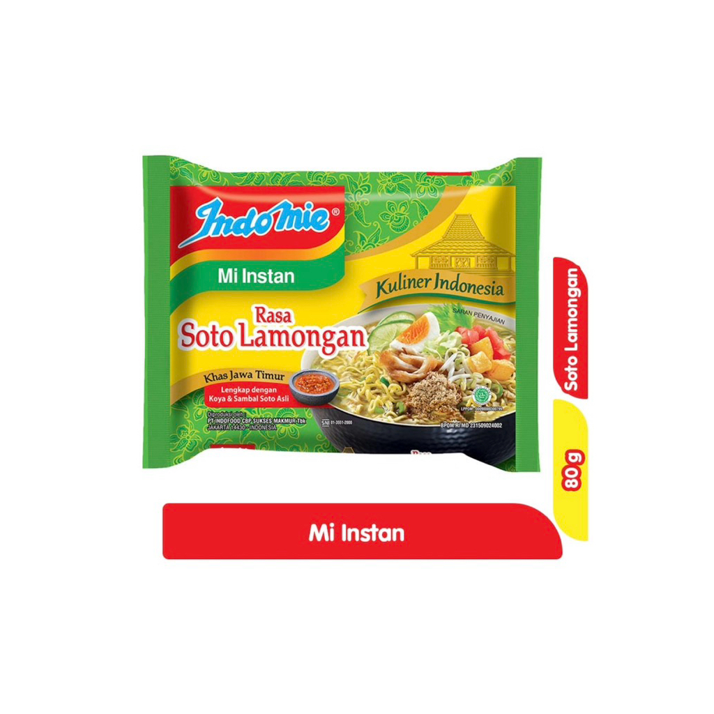 

INDOMIE KUAH INSTAN SOTO LAMPONGAN 80 gram