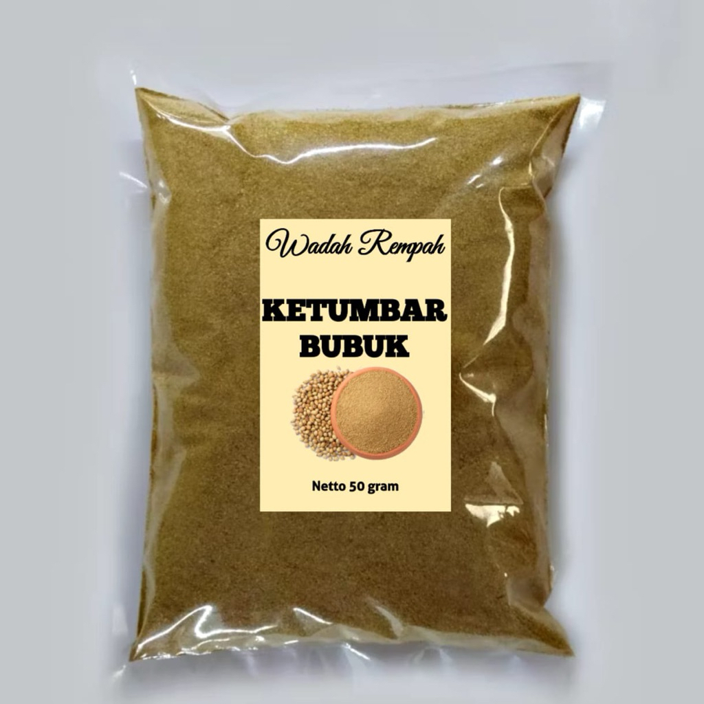 

KETUMBAR BUBUK/ GROUND CORIANDER POWDER 50GR