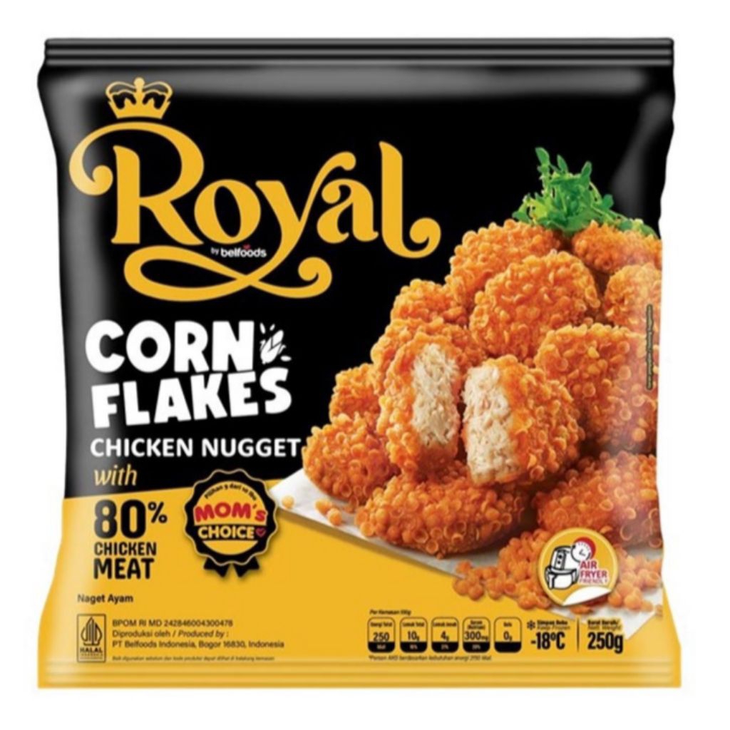 

Royal Chicken Nugget Cornflakes 250gr