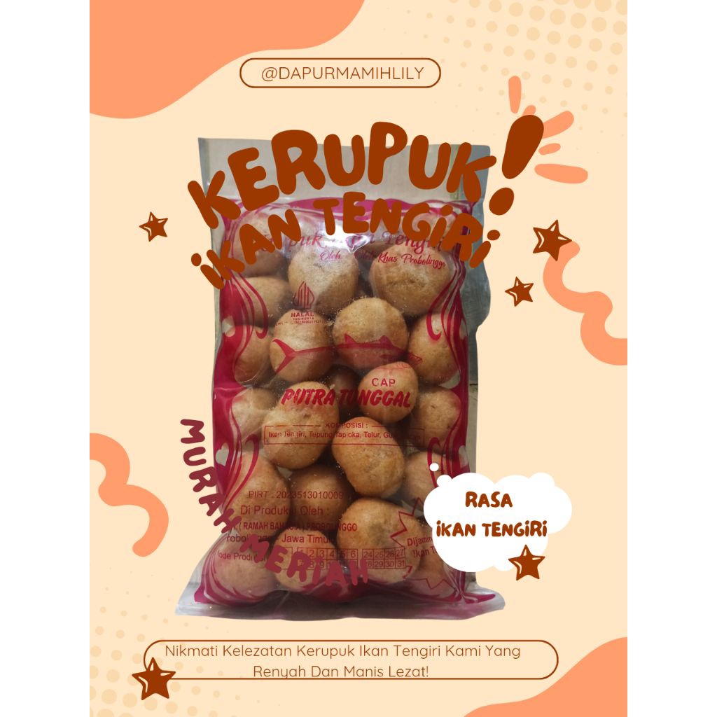 

Snack Kerupuk Ikan Tengiri