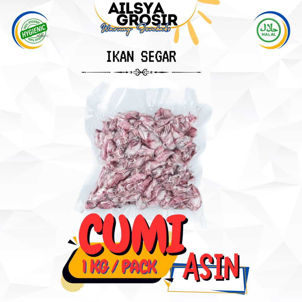 

BABY CUMI CUMI ASIN KERING SUPER PREMIUM TANPA PENGAWET 1KG