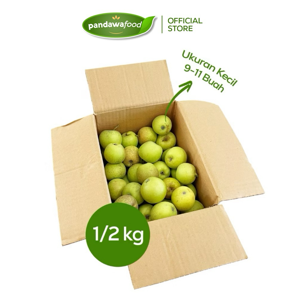 

ICIP-ICIP Apel Malang Segar 1/2kg Ukuran Kecil 9-11 Biji Buah Segar