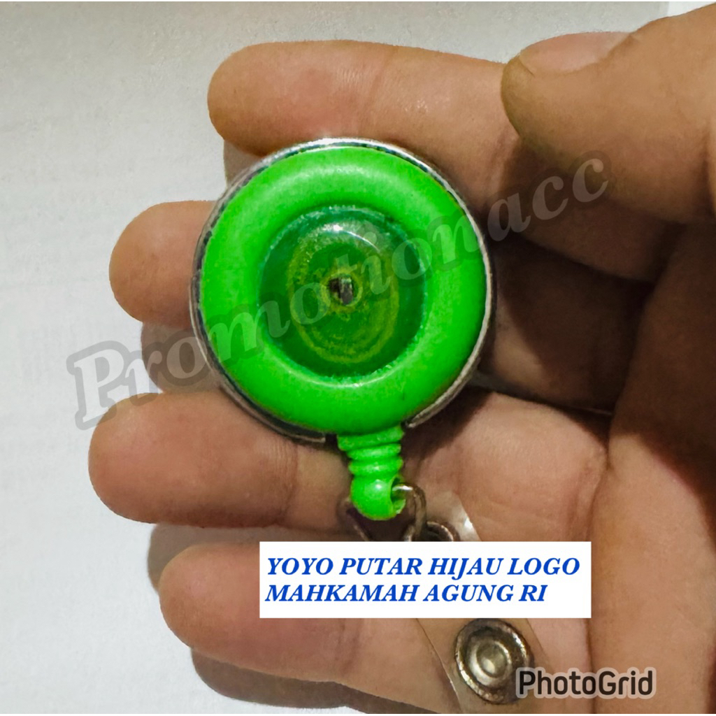 

Yoyo Putar Hijau Logo Mahkamah Agung RI (MA RI) Gantungan ID Card Yoyo Swing / Yoyo List Besi Crome Putar Hijau 3,5cm 100% ORIGINAL