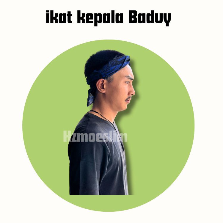 Slayer Ikat Segitiga Iket Etnik Baduy Ikat Kepala Baduy Syal Biru Bandana Ikat Kepala Sunda