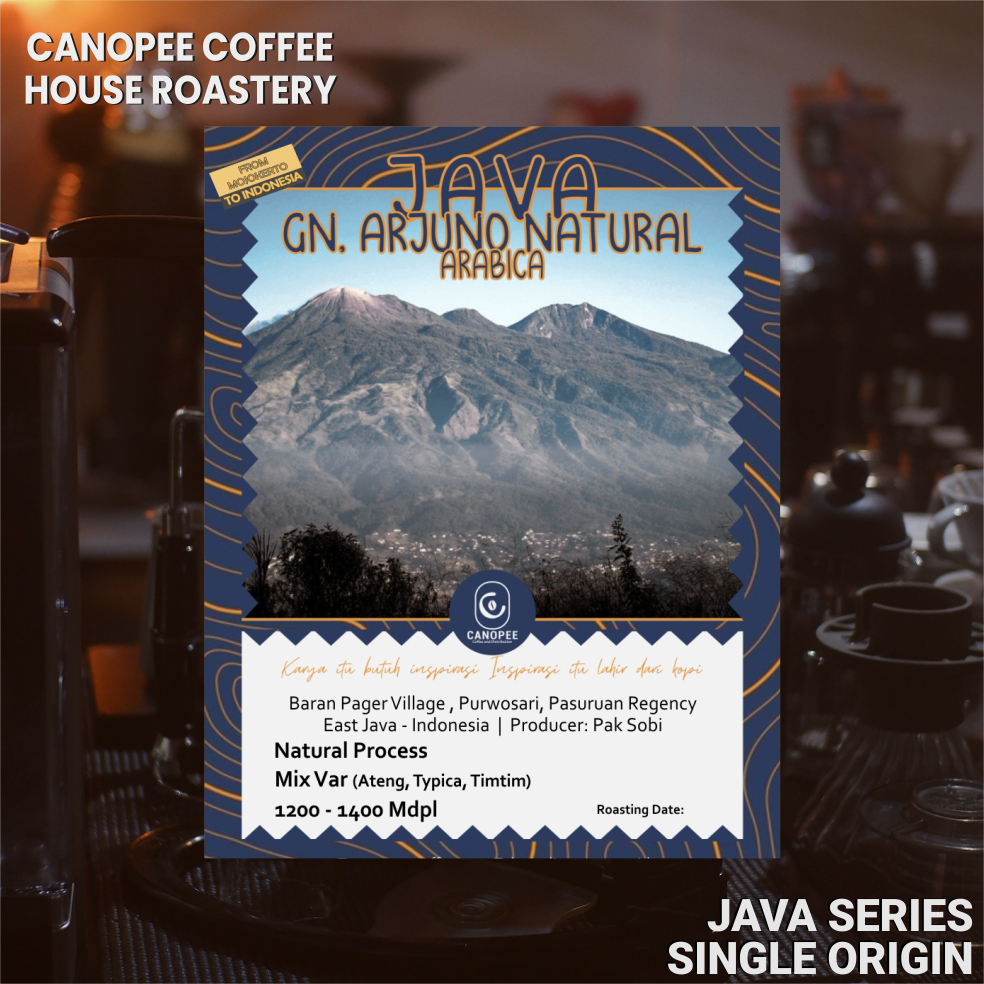 

Arabika "JAVA Gunung Arjuno Natural" - Roastbeans Single Origin Coffee