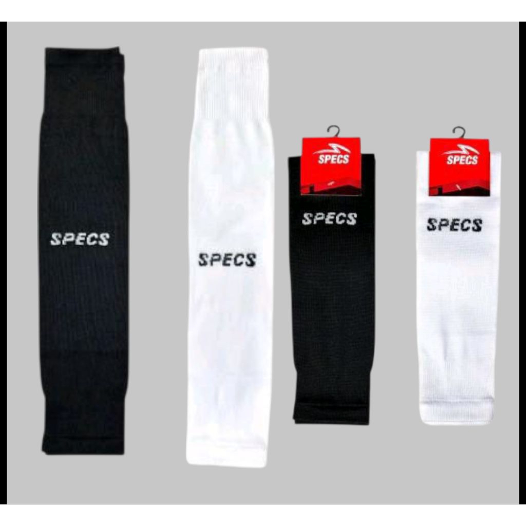 kaos kaki bola sambung dewasa motif specs warna hitam dan putih futsal sepak bola.