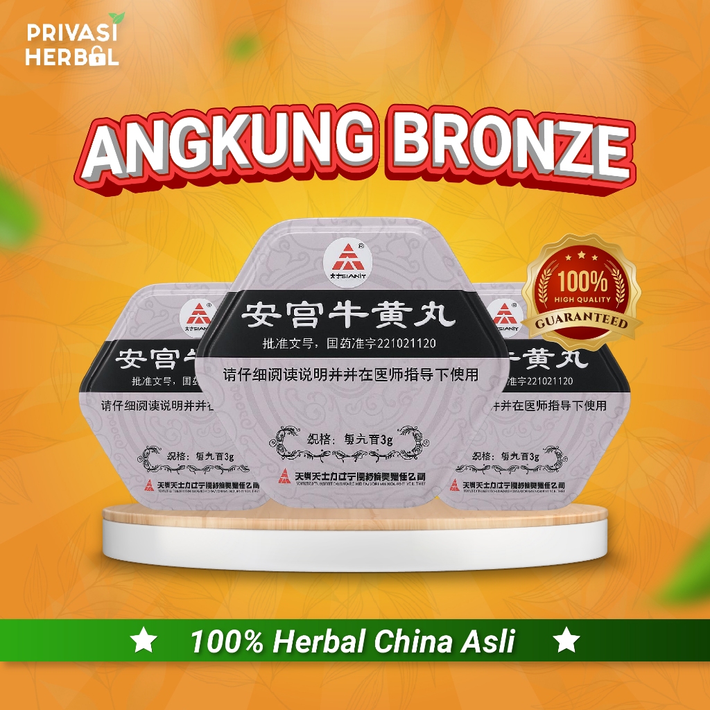 Angkung Bronze Obat Stroke Ori