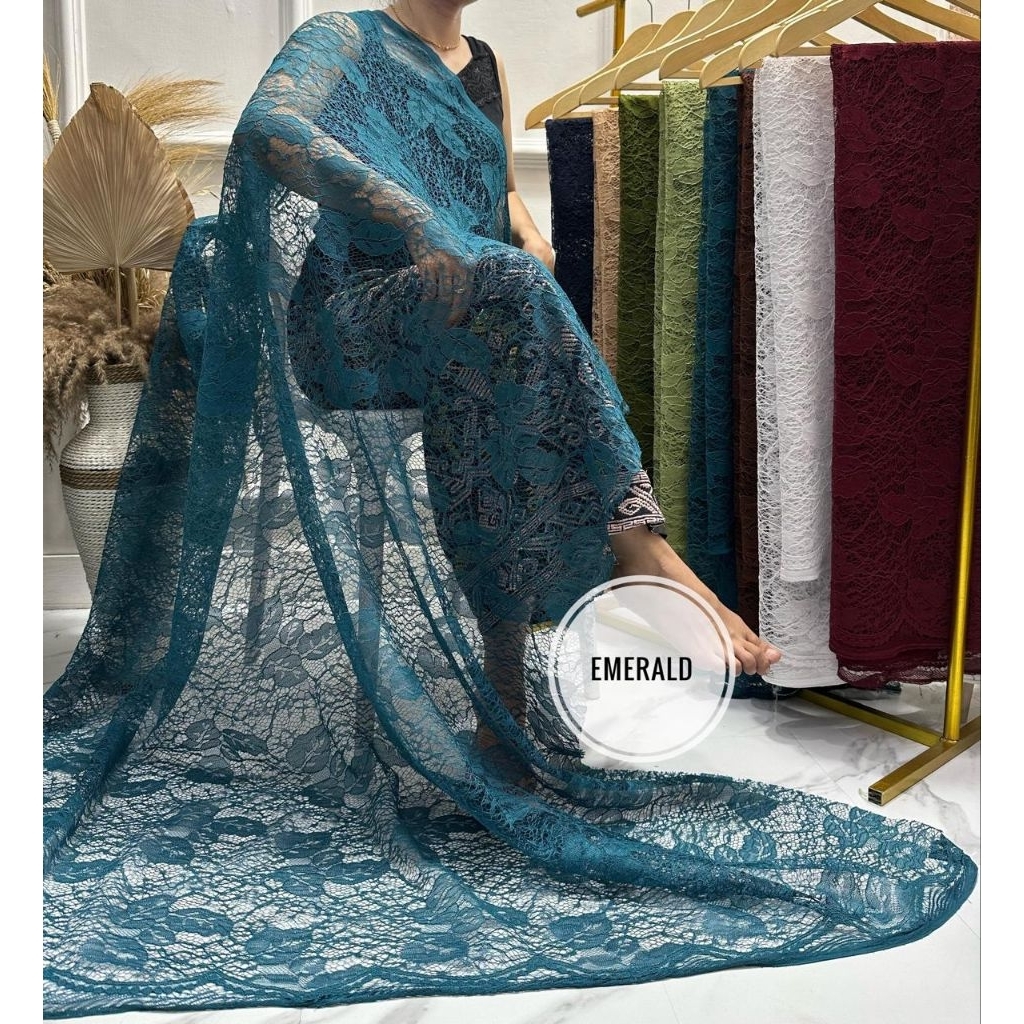 Kain Kebaya brokat ukuran 1,4M setelan kebaya tradisional bali kain kebaya bali