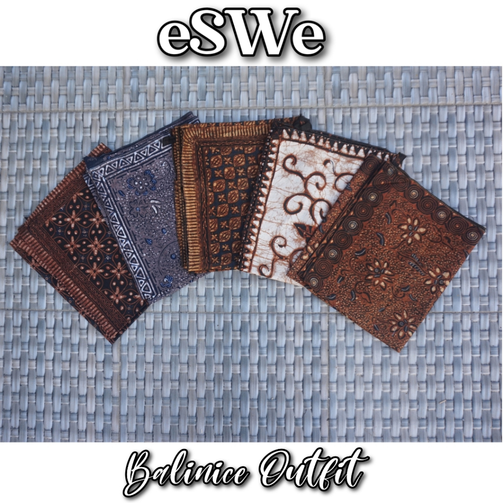 FREE PUCUK | Udeng | Destar Batik Tulis PREMIUM Lembaran | Udeng Jadi Jangar Rimpit | ANEKA MOTIF