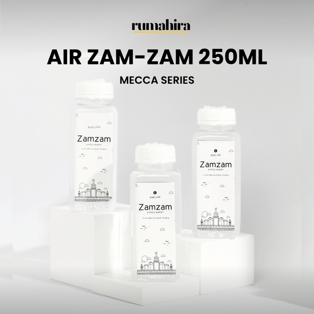 

RUMAHIRA - Air Zamzam 250ml Kemasan Botol Eksklusif & Disegel Souvenir Oleh Oleh Haji & Umroh
