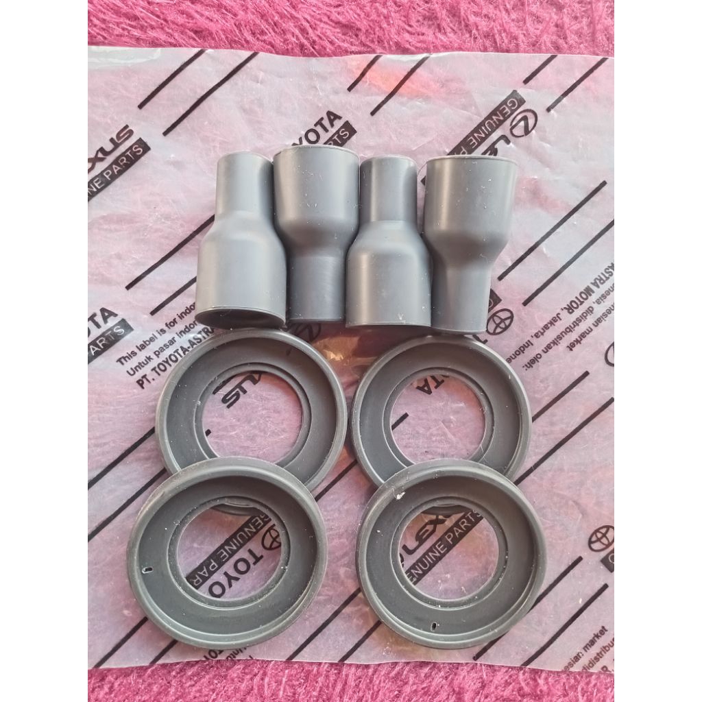 karet koil seal koil busi tutup ujung koin Innova Avanza tahun 2012 Xenia Yaris Vios Gran Max 4 set 