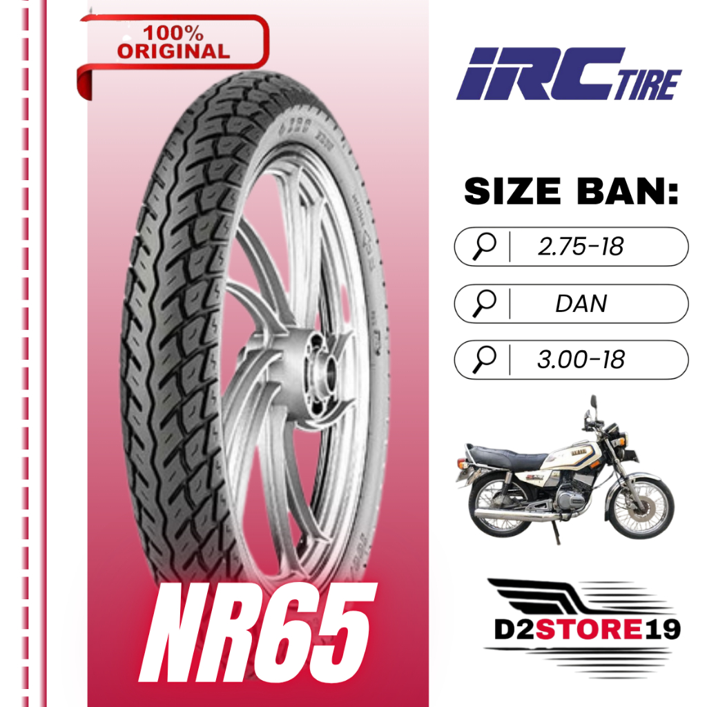 Ban IRC NR65 Ring 18 Non Tubeless Untuk RX KING DLL