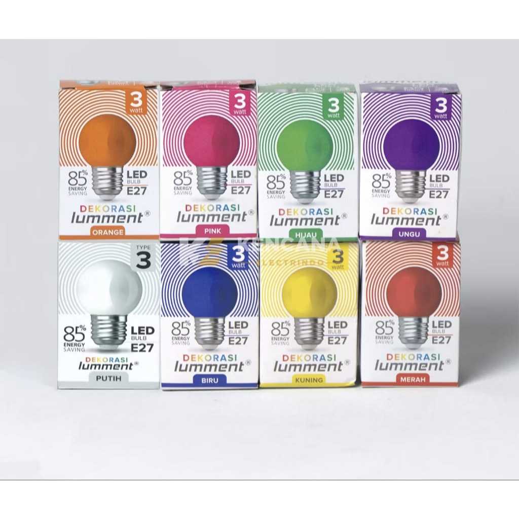 lampu led hias warna warni bohlam(TG)