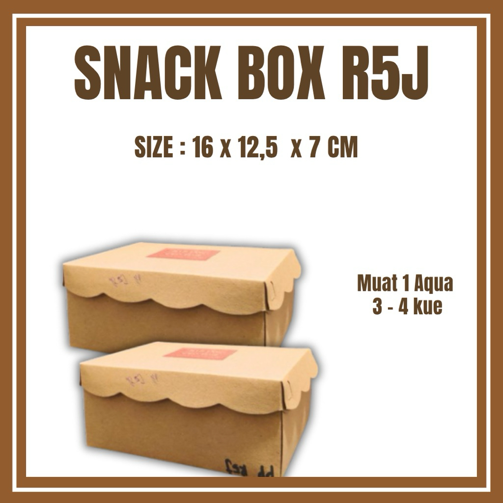 

KOTAK SNACK BOX R5 DP TERMURAH HARGA TERJANGKAU TERLARIS KETEBALAN STANDAR SIZE 16 x 12,5 x 7 CM TERMURAH