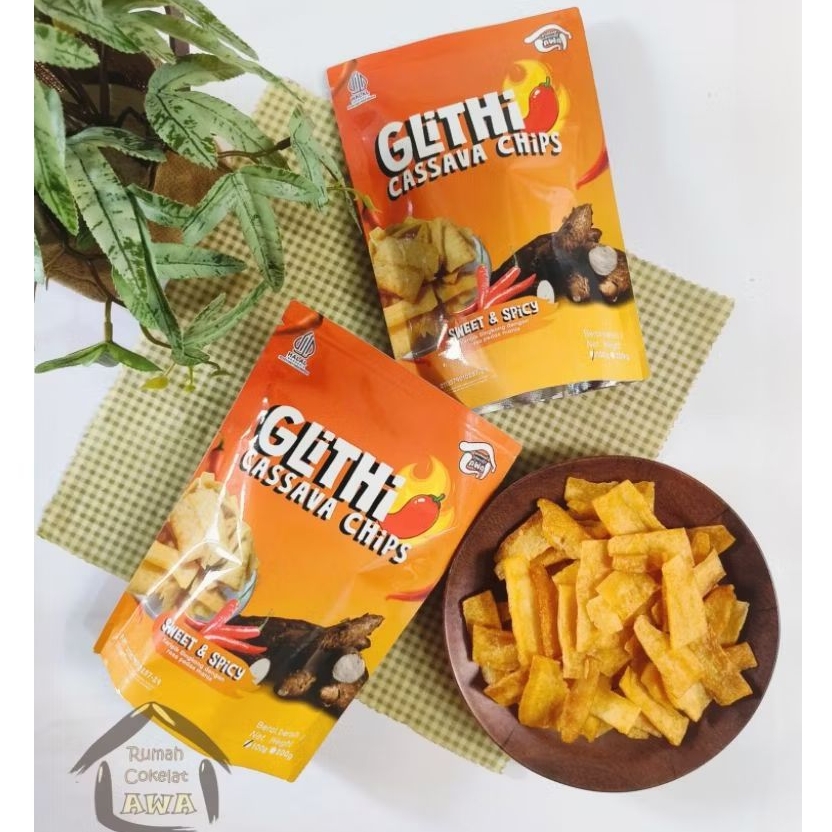 

Keripik Singkong /Kripik Singkong Glithi enak pedas manis