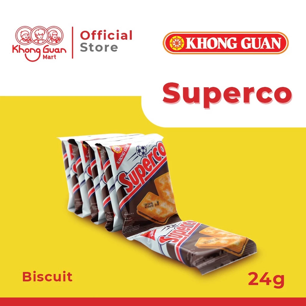 

KHONG GUAN Superco Chocolate 1 Renceng 10 Pcs @ 24 gr