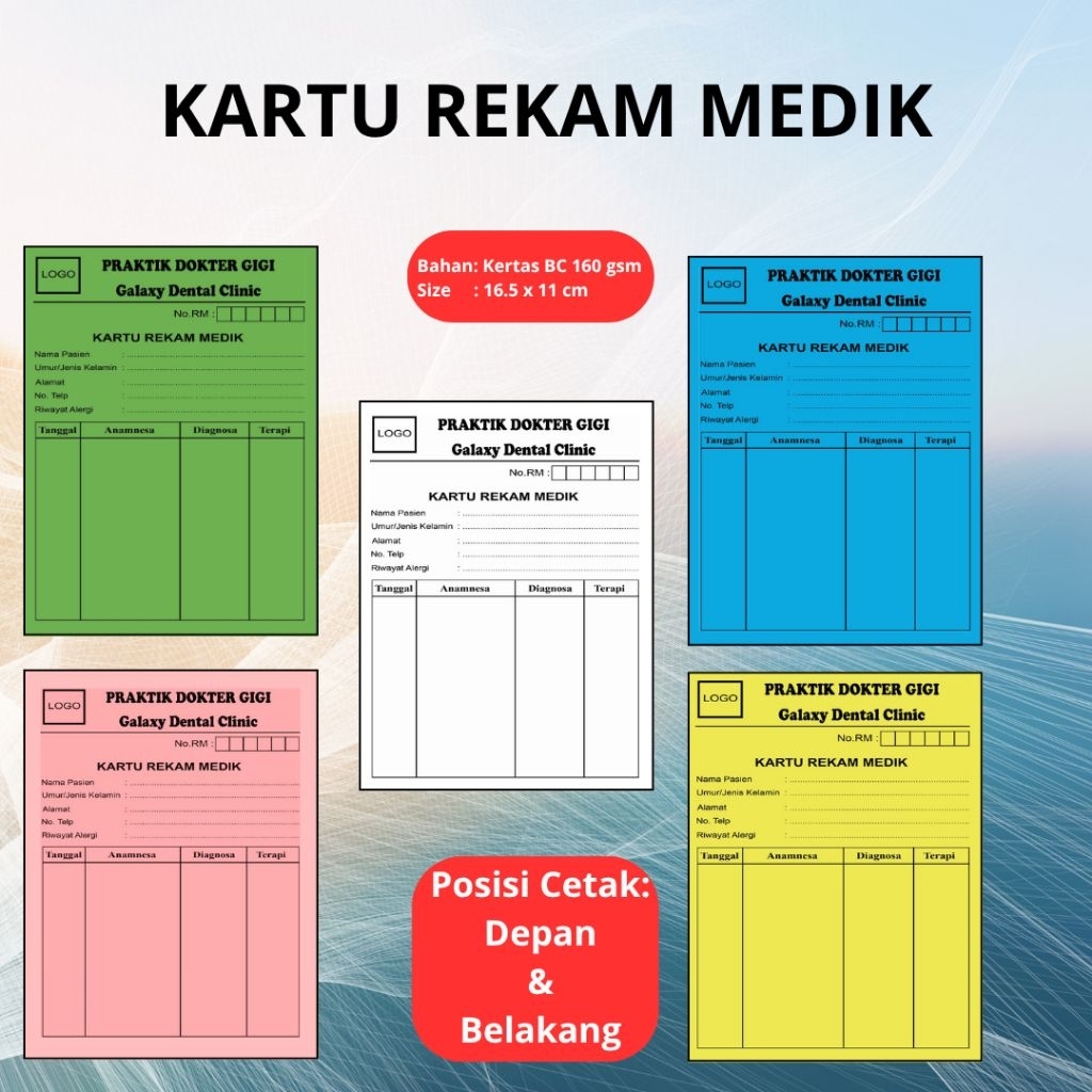

KARTU REKAM MEDIS/MEDICAL RECORD CARD
