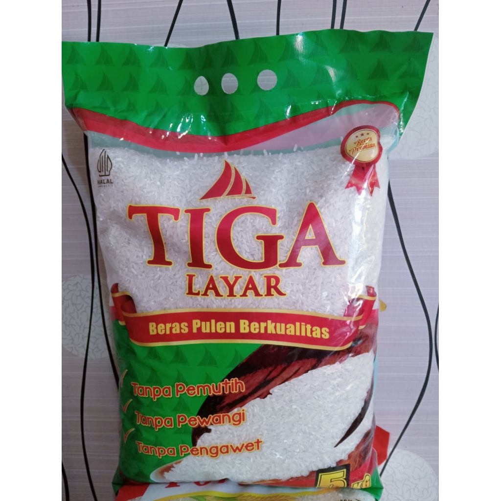 

Beras Tiga Layar 5kg