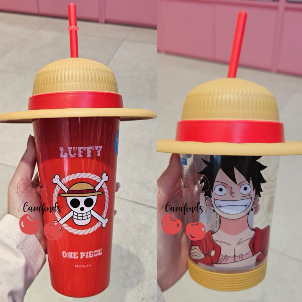MINISO x One Piece‼️Tumbler / Bottle Luffy With Straw One Piece Collection