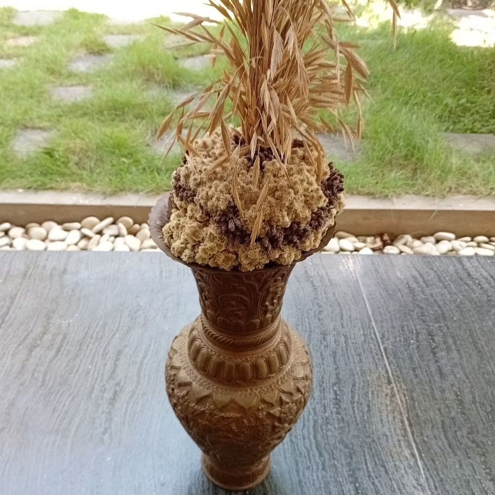 Vas Ukir Kuningan Selongsong Peluru