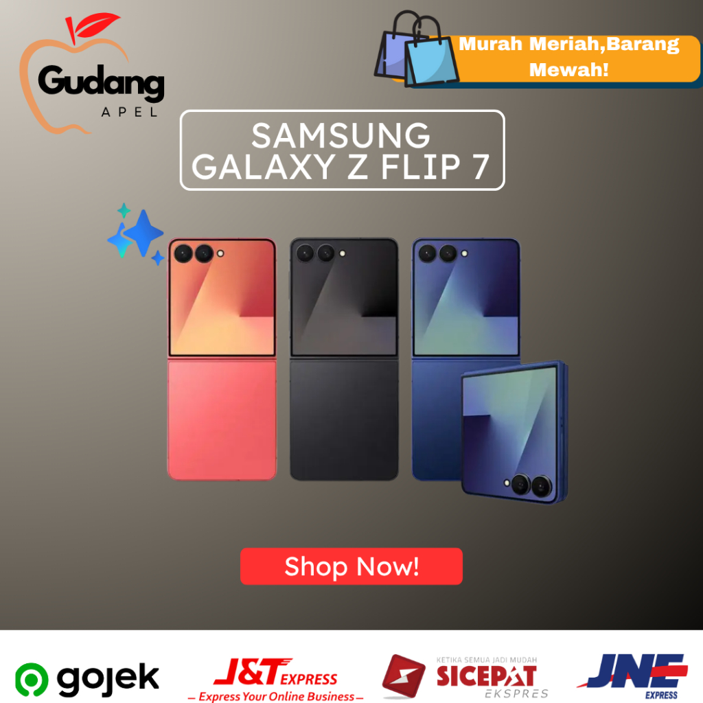 Samsung Galaxy Z Flip7 12/512GB | Smartphone AI | Hp Lipat | Kamera 50MP | 4300 mAh
