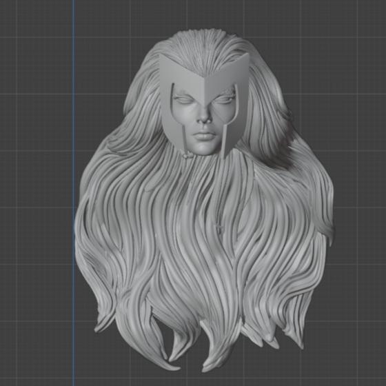 Headsculpt Head HS Domino Normal Scarlet Witch Adam Muff Toys Notaman Shf NWToys Vtoys Romankey Marv