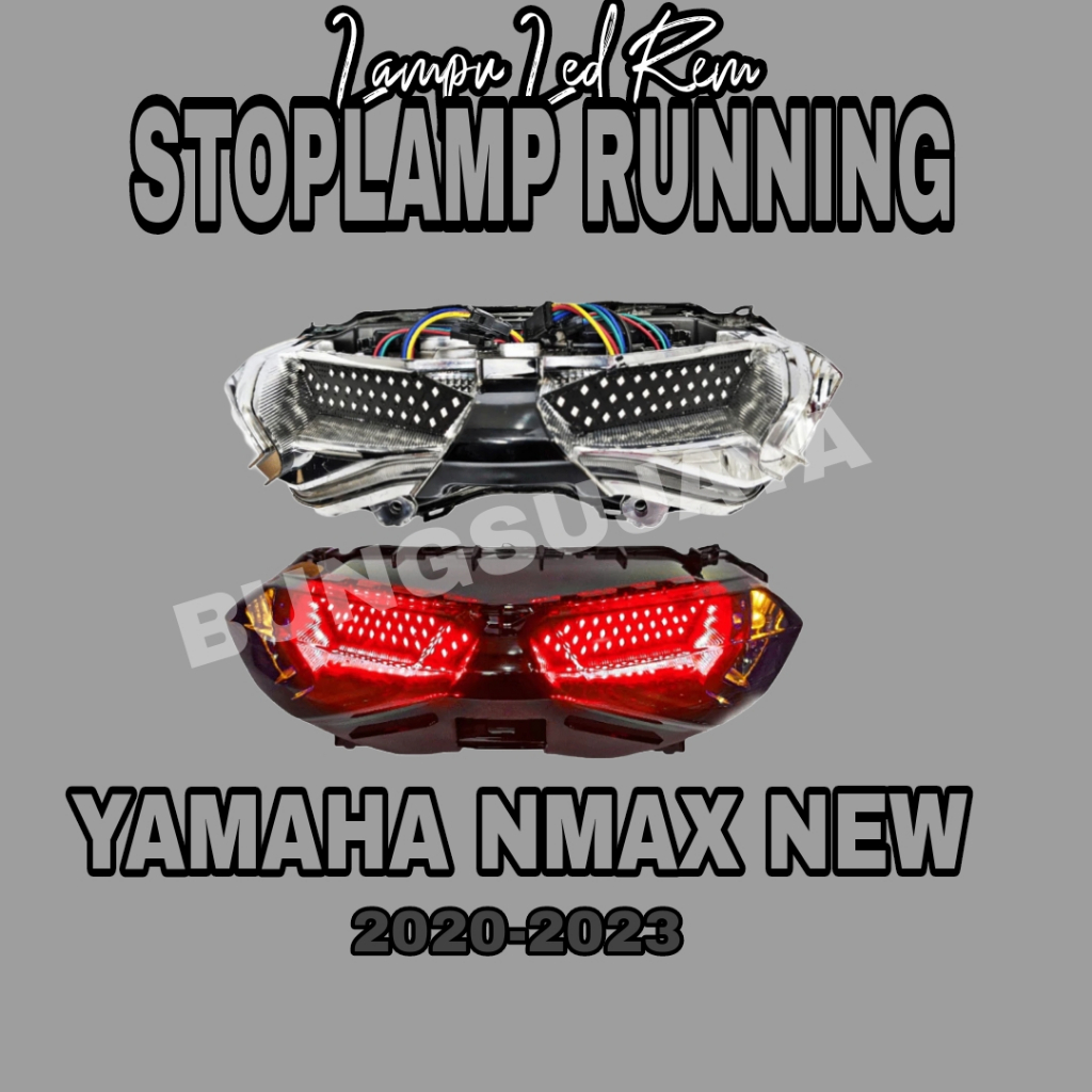 LAMPU STOPLAMP RUNNING NMAX NEW PNP / LAMPU VARIASI NMAX NEW LAMPU REM BELAKANG NMAX NEW RUNNING
