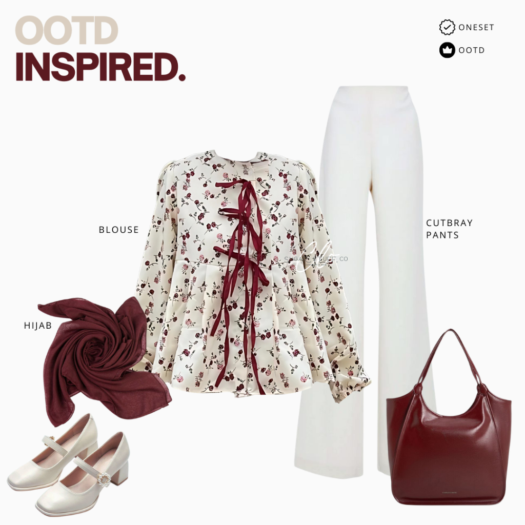 One Set Outfit Wanita ulzzang, Ootd Korean Style (Celana Cardi Pashmina) Promo Terbaru