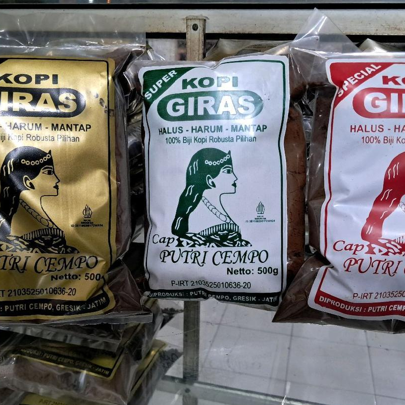 

(MURAH) Kopi Bubuk Selep Murni Original Robusta Cap Putri Cempo 200g 500g