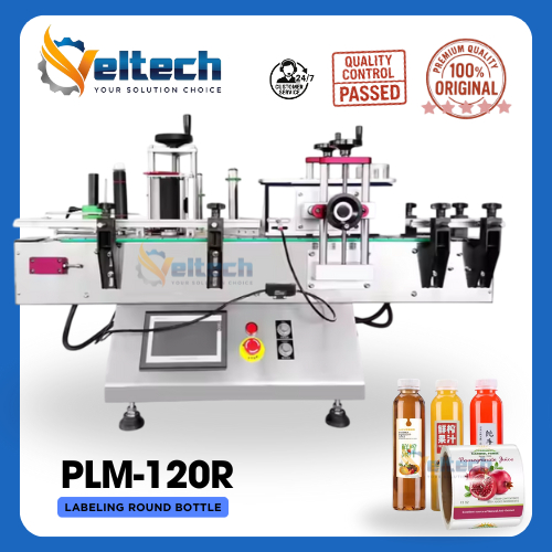 

PLM-120R // Mesin Labeling Stiker Botol Bulat Otomatis // Mesin Stiker Kemas