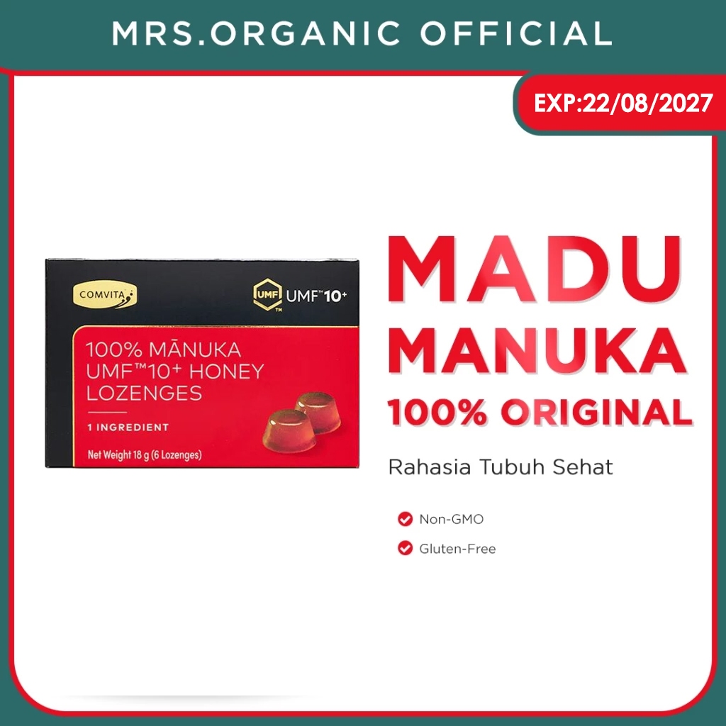 

Comvita 100% UMF 10+ Manuka Honey Lozenges, 6S