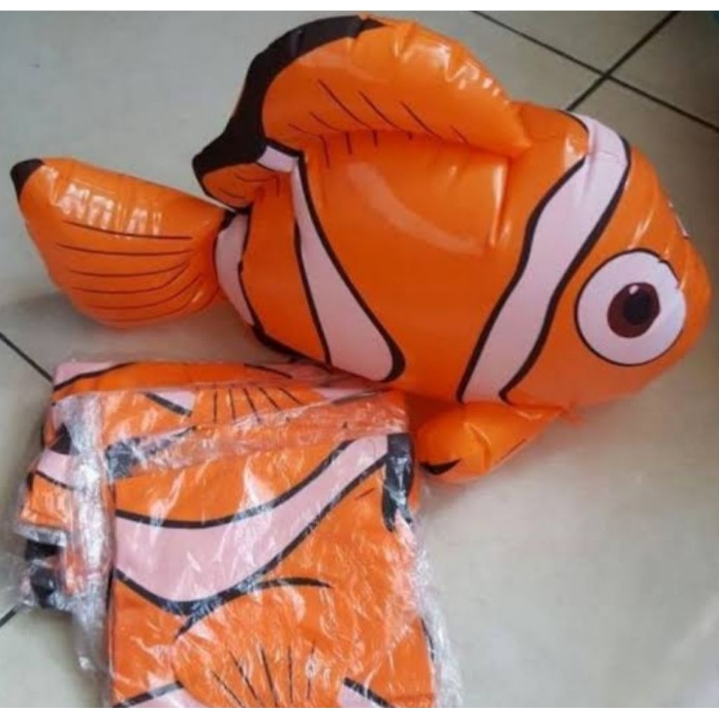 balon ikan nemo / balon tiup nemo / balon ikan