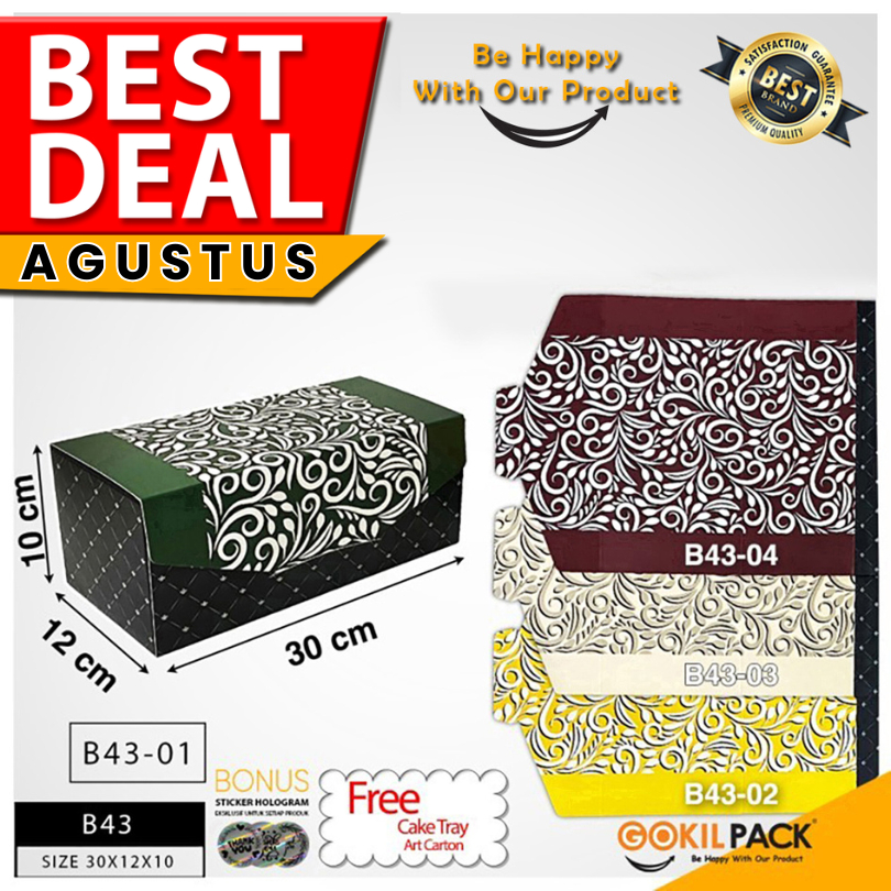 

Kotak Kue|Bolu|Brownies|Murah|Makanan|Serbaguna|Dus|Box|Packaging|B43