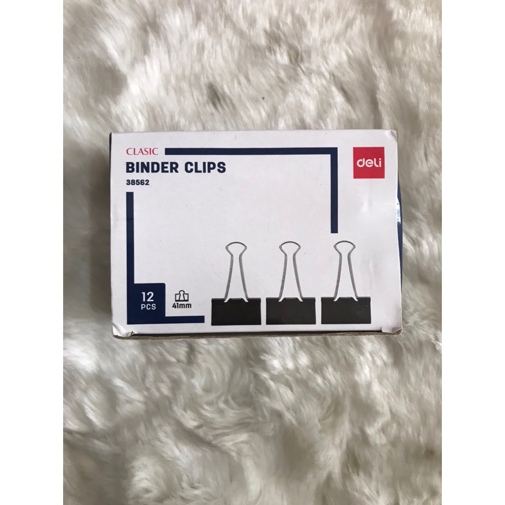 

{Lusin} Binder Clip No.200 Deli E38562 Clasic