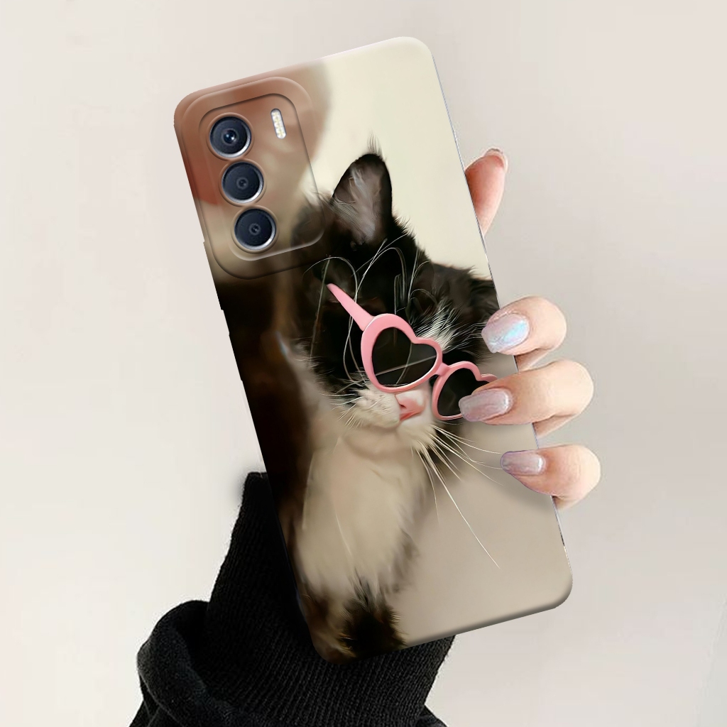Softcase Infinix Zero 5G - ORORA - Casing Infinix Zero 5G - Motif case Cats - Infinix - Softcase Inf