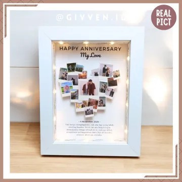 Kado Custom Ulang Tahun Cewek Cowok | Bingkai Foto Custom | Kado Anniversary | Kado Valentine | Hamp