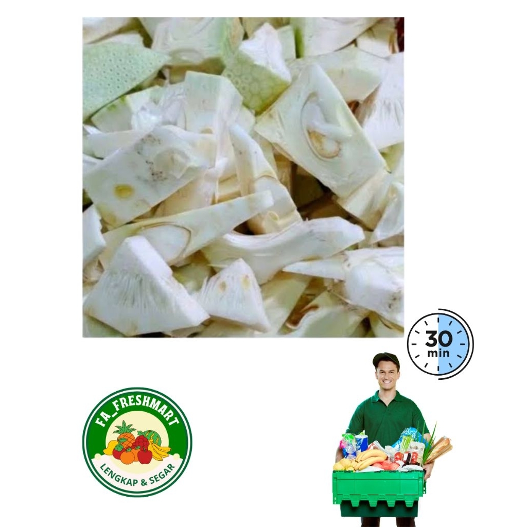 

nangka muda/ tewel kupas + iris 400gr