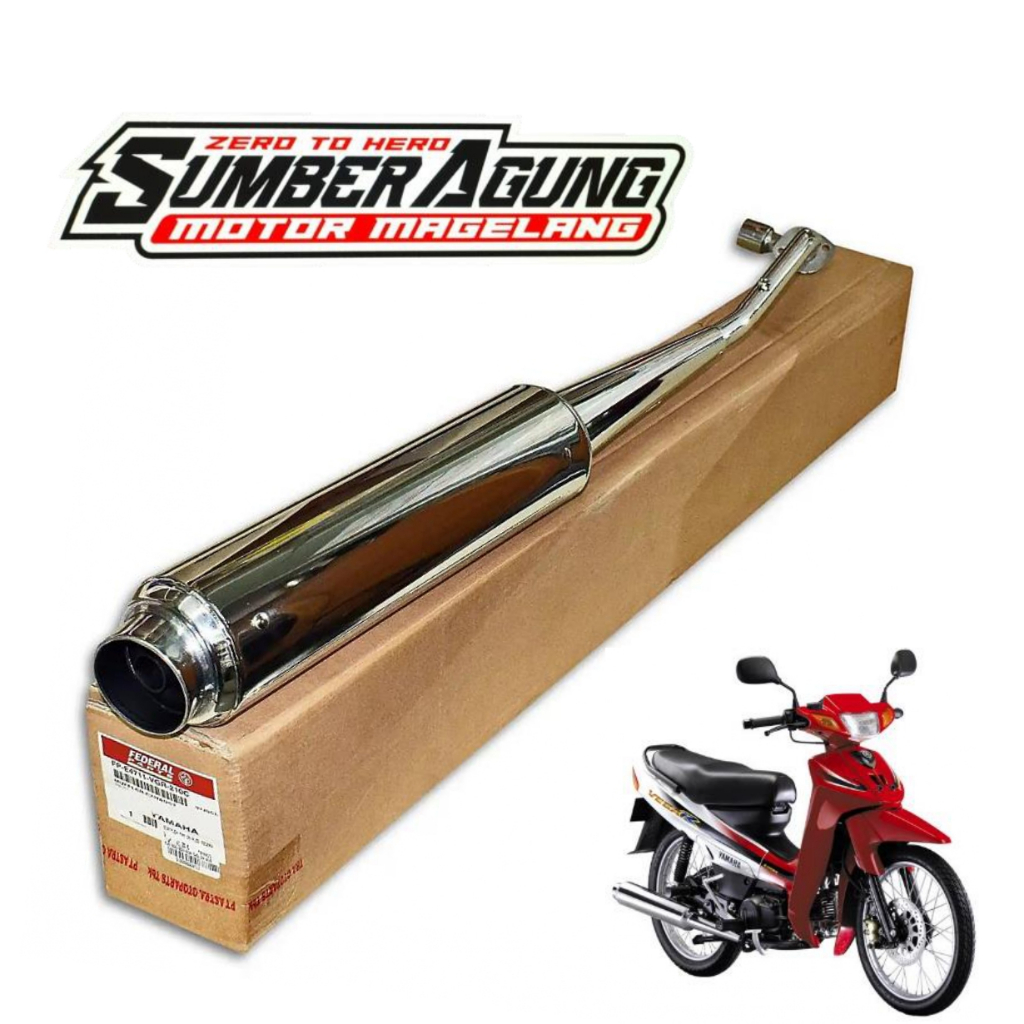MUFFLER EXHAUST KNALPOT VEGA LAMA VEGA R ORI FEDERAL FP-E4711-VGR-210C