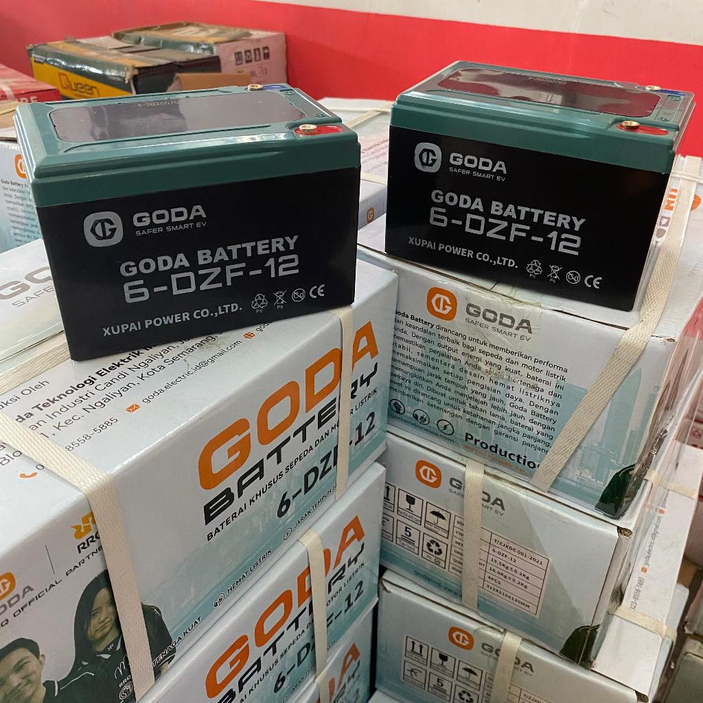 Baterai Sepeda Motor Listrik GODA UWINFLY EXOTIC 12V 12Ah/20Ah 1Set