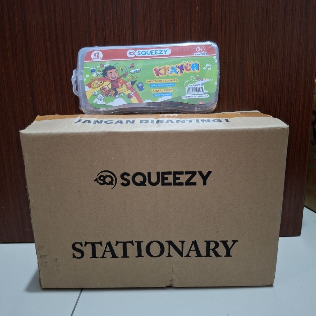 

Crayon/Krayon/Oil Pastel Squeezy (Isi 12 pcs) HARGA GROSIR LEBIH MURAH