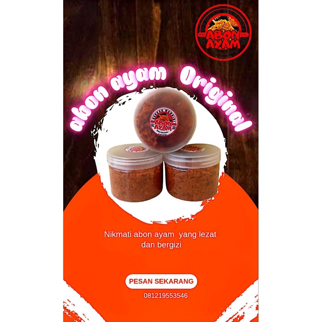 

abon ayam original 100 gram halal