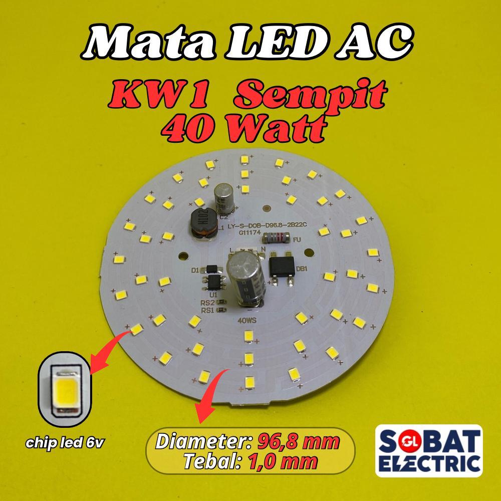 PCB Mata Lampu LED 40w KW1 Tanpa Driver - DOB LED AC 40 Watt Langsung 220V (ACR)
