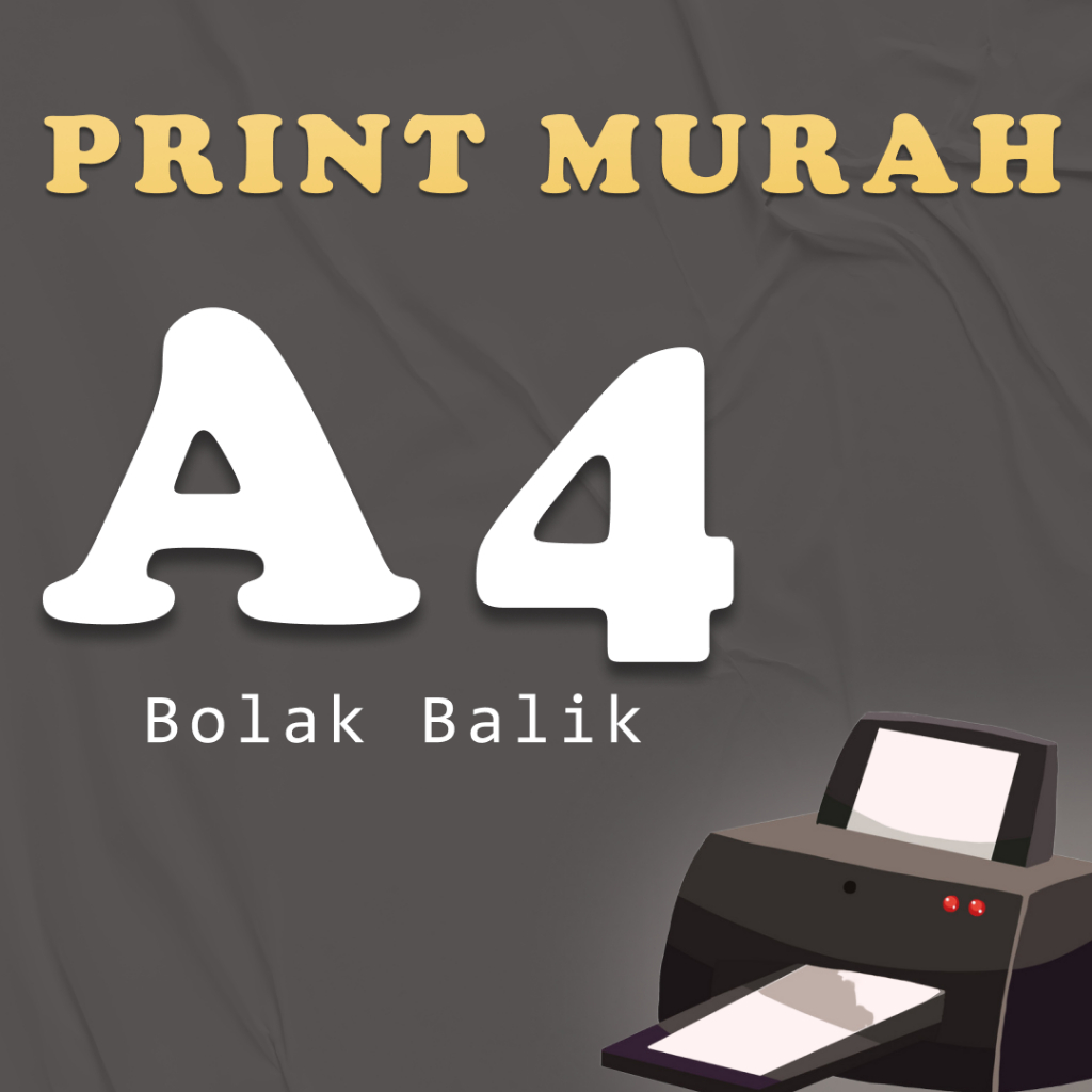 

!DISKON! [BACA DESKRIPSI] PRINT DOKUMEN A4 MURAH JASA PRINT ONLINE TERMURAH PRINT