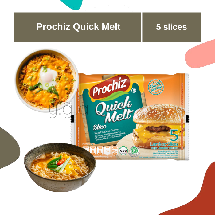 

Prochiz Slice Quick Melt (5 slices) / Easy Melt / Keju Meleleh