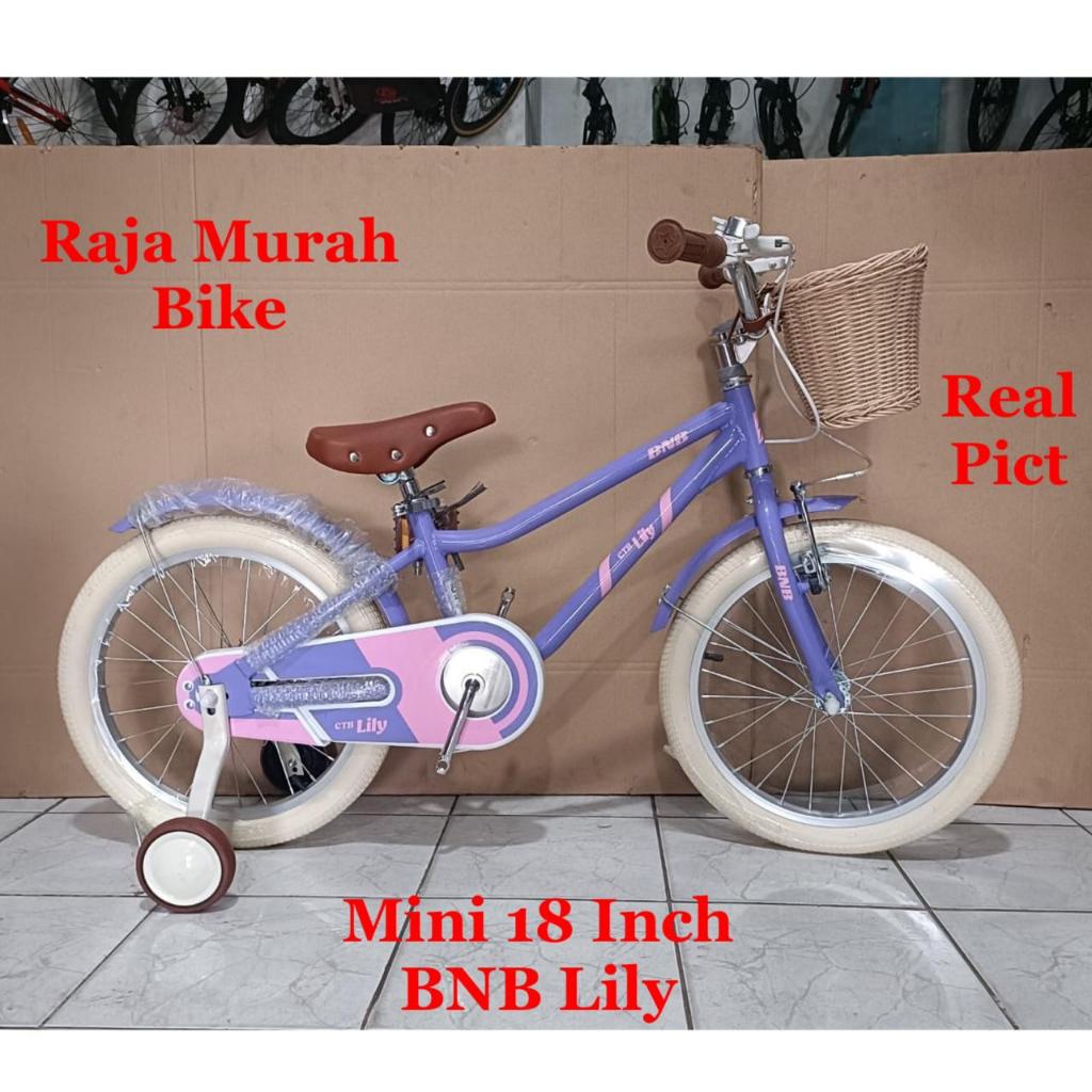 Sepeda Anak Perempuan Mini 18 Inch BNB Lily Terbaru Sepeda Anak CTB Bnb Lily 18 Inch