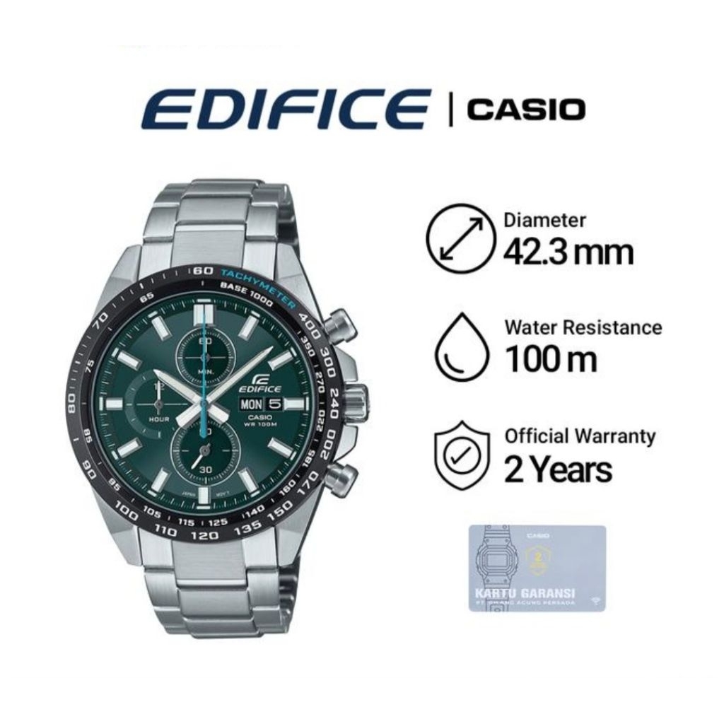 Casio Edifice EFR-574DB-3A / EFR-574DB-3AVUDF Jam Tangan Pria Original