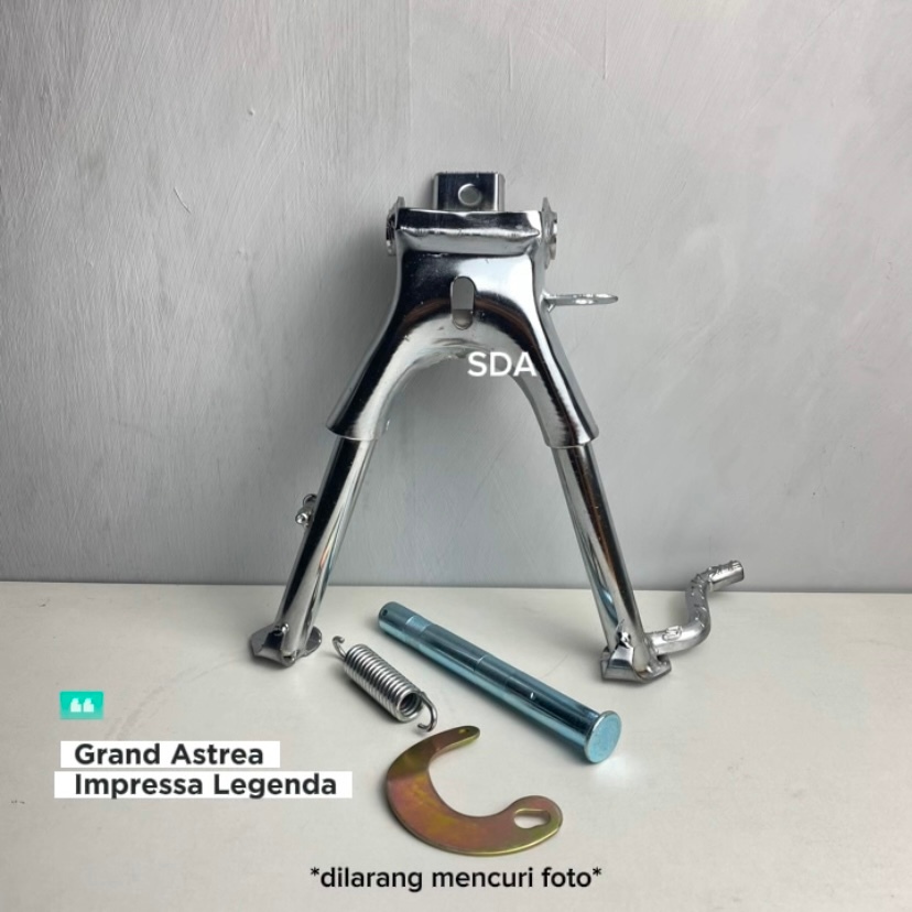 Standar Tengah Grand Astrea Chrome